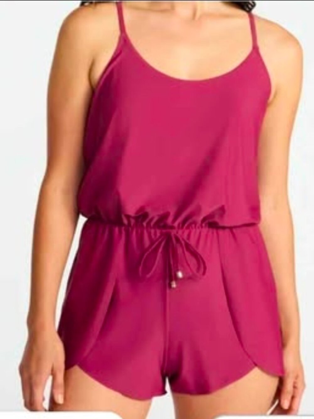 Time and Tru Women's Tank Romper Swimsuit size small